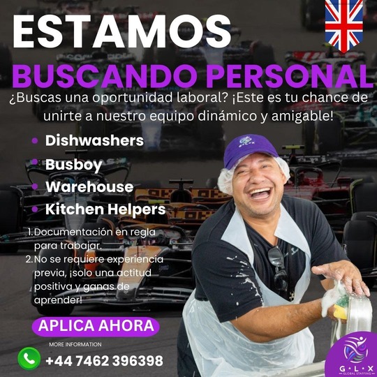 Buscador de trabajos en Londres para hispanos